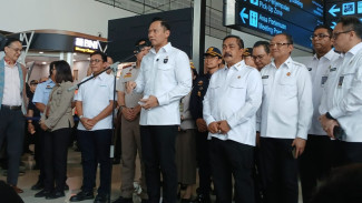 AHY Pantau Penerapan Aplikasi All Indonesia di Bandara Soetta