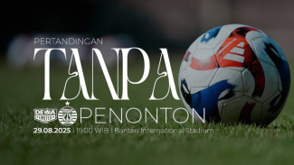 Persija Tanggapi Main Tanpa Penonton Saat Melawan Dewa United