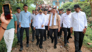 Realisasikan Program 'Bang Andra', PUPR Banten Bangun Jalan Luwuk Grewel di Kabupaten Lebak
