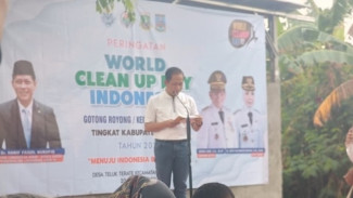 Indonesia Darurat Sampah, Menteri LH Sentil Pemerintah Daerah saat Acara World Clean Up Day di Serang