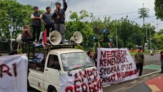 Sambangi Gedung Kemendagri, Aliansi Mahasiswa di Tangerang Sampaikan Sejumlah Tuntutan