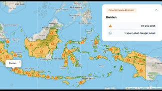 Warga Banten Awas, Hujan Petir dan Angin Kencang Mengintai Hari Ini, Cek Daftar Wilayah Rawannya