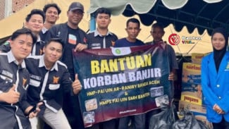 Gerak Cepat Mahasiswa Lintas Pulau, HMPS PAI UIN SMH Banten Kirim Bantuan Banjir ke Aceh