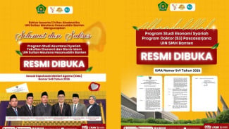 UIN Banten Resmi Buka 2 Prodi Baru, Bidik Cetak Ahli Ekonomi dan Akuntansi Syariah Bertaraf Nasional