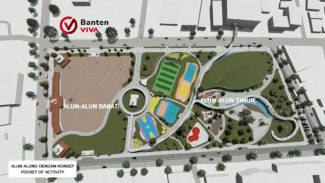 Revitalisasi Alun-Alun Kota Serang Dimulai, GP Ansor Yakin Wajah Kota Modern dan Ramah Warga Segera Terwujud