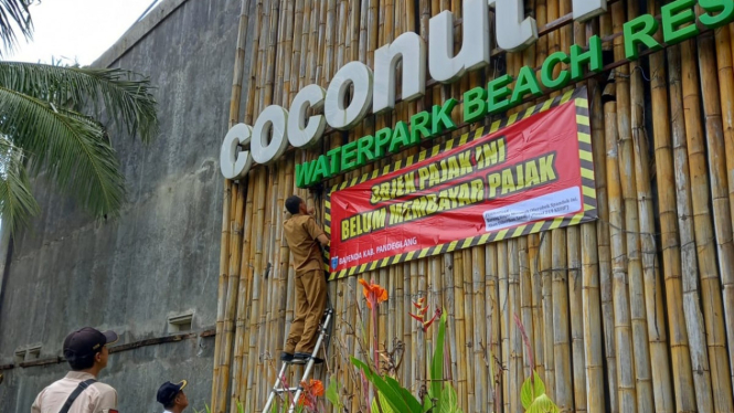 Hotel dan restoran Coconut Island belum bayar pajak