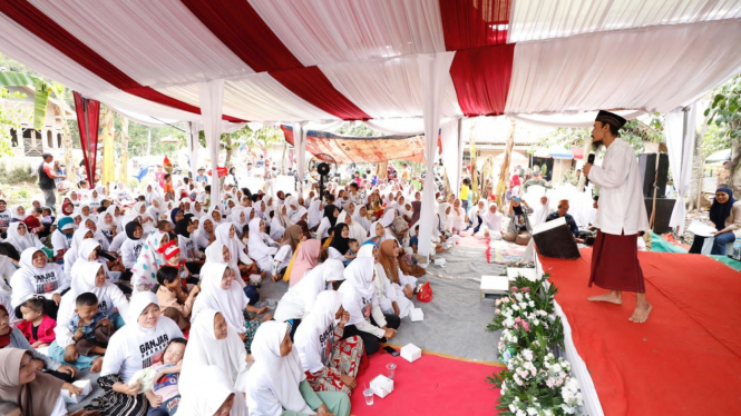 Doandan Dzikir Bersama Mak Ganjar di Lebak.