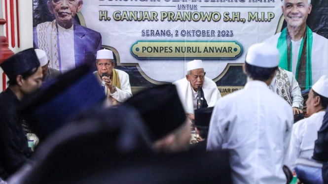 Ulama Se-Serang Raya Komitmen Dukung Ganjar.