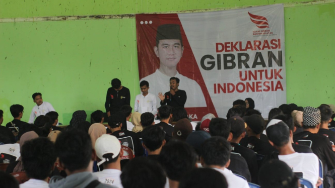 Pemuda di Banten Selatan Deklarasi Dukungan untuk Gibran