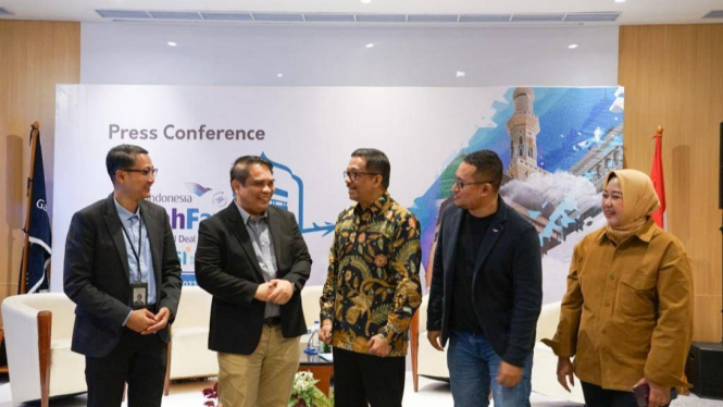 Konferensi Press Garuda Umrah Travel Fair 2023