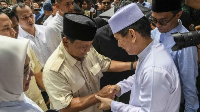 Prabowo Silaturahmi ke Ulama dan Tokoh Banten
