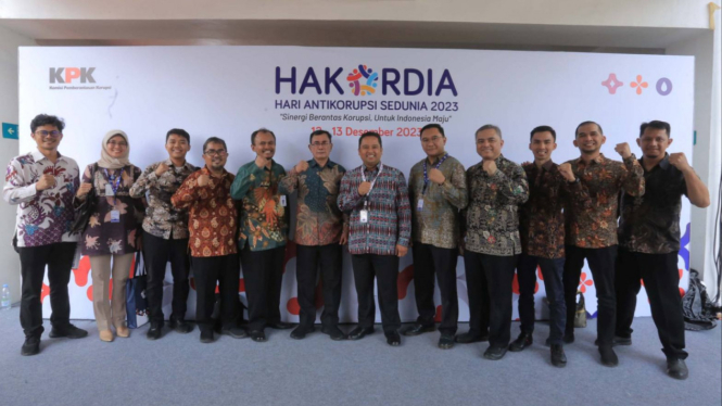 Wali Kota Tangerang, Arief R Wismansyah saat peringati Hakordia