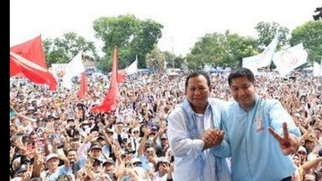 Maruarar Sirait dan Prabowo