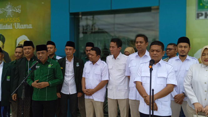Kunjungan DPD Gerindra Banten ke Kantor DPW PKB Banten