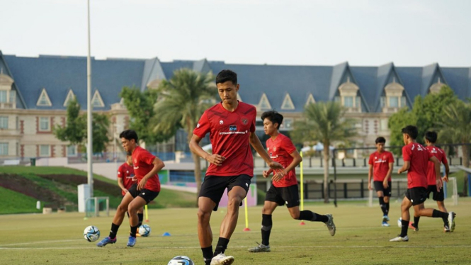 Timnas Indonesia U20 Latihan Jelang Lawan Italia
