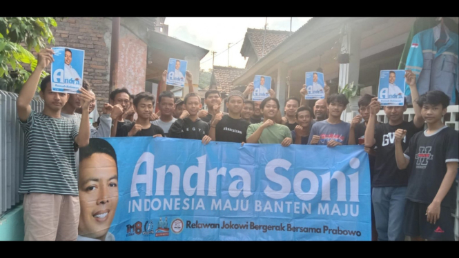 Relawan Jokowi dan Prabowo untuk Andra Soni