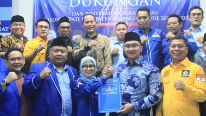 Demokrat Resmi Usung Andika Hazrumy di Pilkada Kabupaten Serang 2024.