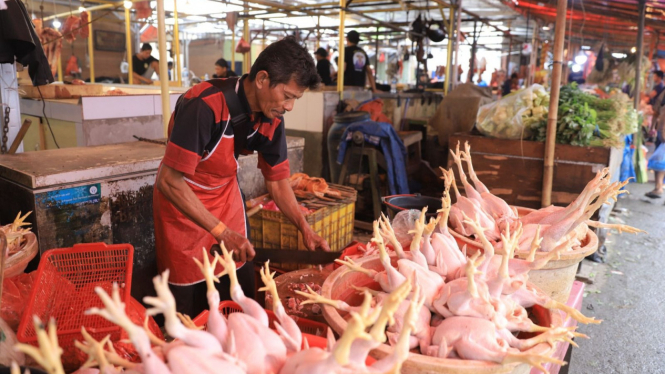 Aktivitas pedagang pasar di wilayah Tangerang