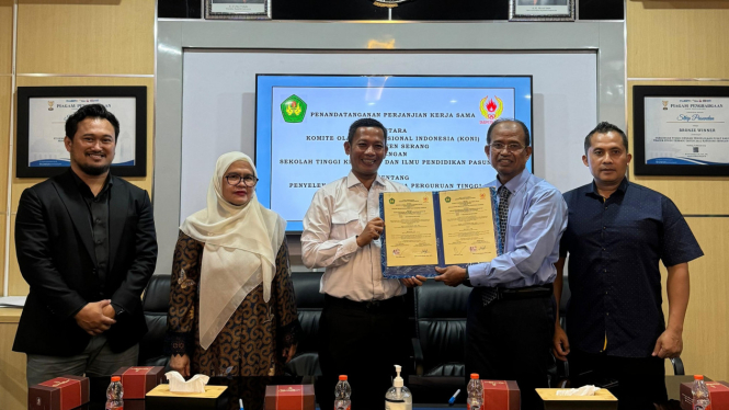 KONI Kabupaten Serang tandatangani MoU.