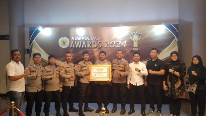 Polsek Pandeglang Raih Penghargaan Kompolnas Award 2024