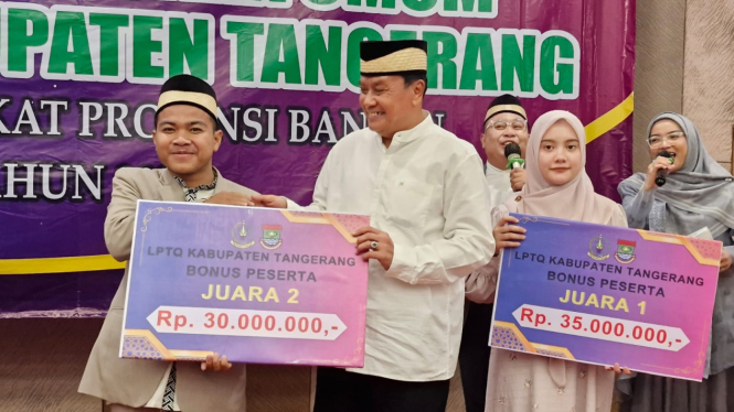 Pemberian dana senilai Rp1,9 miliar pada kafilah