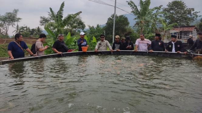 Pelatihan Budidaya Ikan Air Tawar di Pandeglang, Banten.