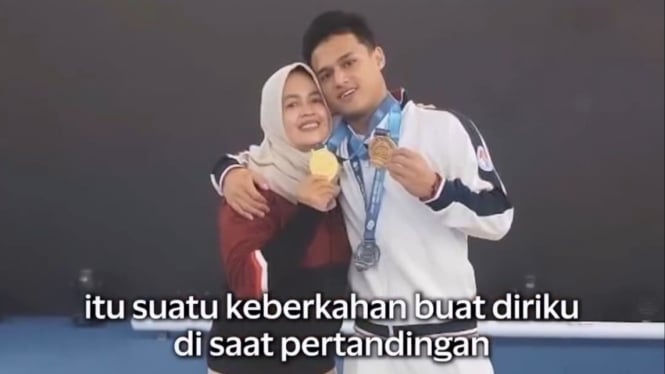 Rizki Juniansyah dan Ibunda nya.