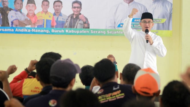 Andika Hazrumy, Calon Bupati Serang 2024.