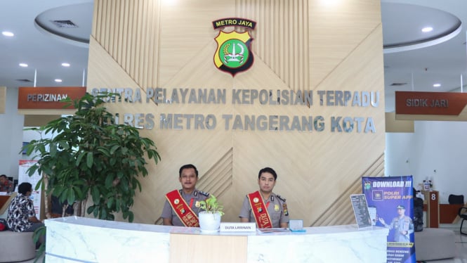 Sentra layanan Polres Metro Tangerang Kota