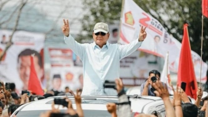 Ketum Partai Gerindra, Prabowo Subianto.