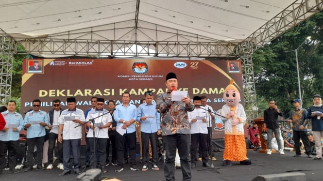 Deklarasi Kampanye Damai Pilkada Kota Serang 2024