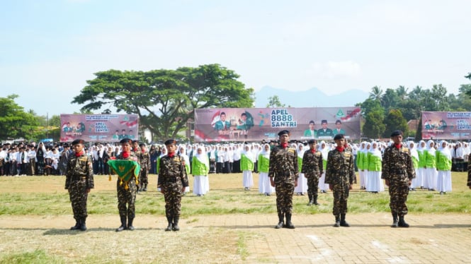 Apel HSN 2024 bersama 8888 santri di Banten.