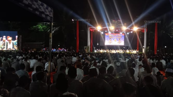 Ribuan Shalawat dan Doa Bersama di Polda Banten.