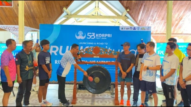 Korpri Lebak Launching Lomba Lari