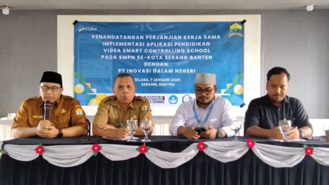 MoU SMPN se-Kota Serang dengan Videa