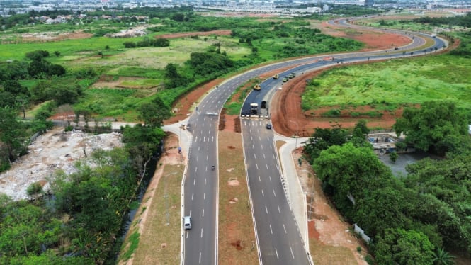 Akses baru di kawasan BSD-Gading Serpong, Tangerang