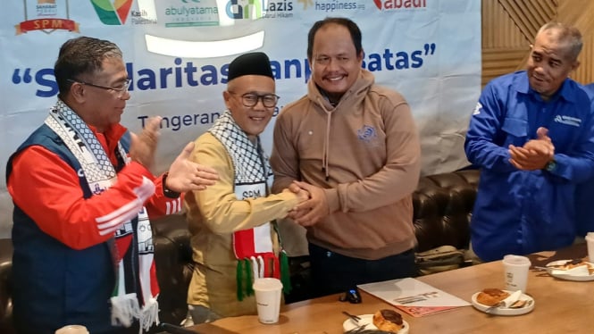 Pelepasan dan pengiriman relawan, serta bantuan ke Palestina