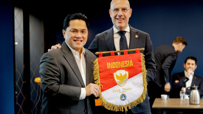 Erick Thohir dan Gijs de Jong.