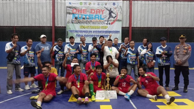 Pertandingan Futsal Bersama Chandra Asri Group di Anyer.