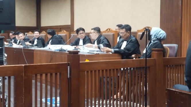 Suasana sidang lanjutan kasus suap hakim