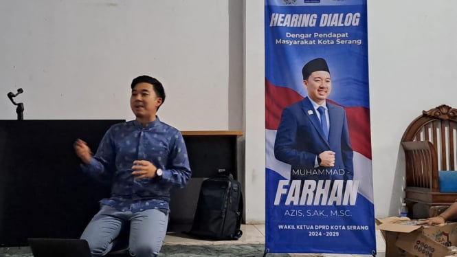 Wakil ketua DPRD kota serang Farhan Aziz