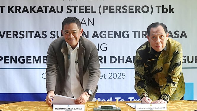 Nota Kesepahaman Untirta Denhan Krakatau Steel.