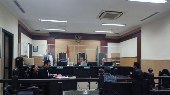 Suasana Sidang di PN Tangerang.