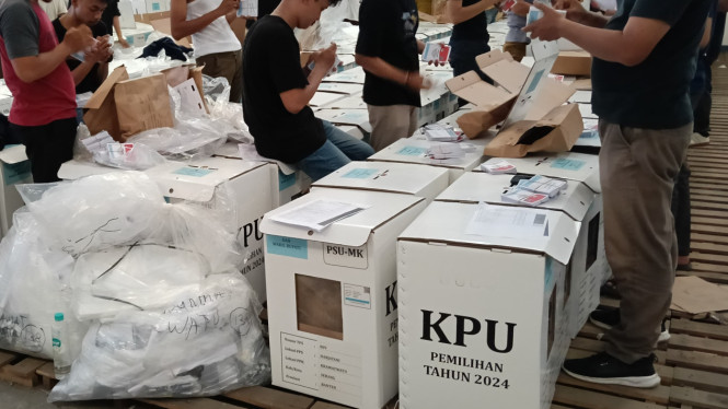 Logistik Pilkada Ulang Kabupaten Serang.