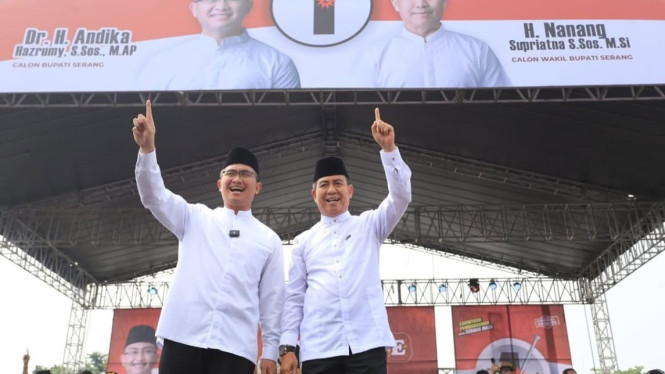 Paslon Andika Hazrumy-Nanang Supriyatna