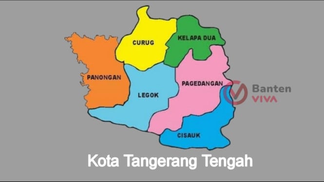 Peta Kota Tangerang Tengah