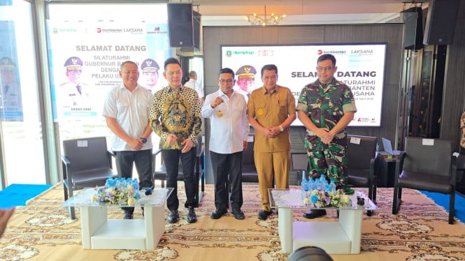 Gubernur Banten, Andra Soni dalam penyerapan aspirasi pelaku usaha