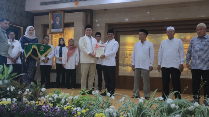Menteri ATR/ Kepala BPN Nusron Wahid dan Walkot Tangerang Sachrudin