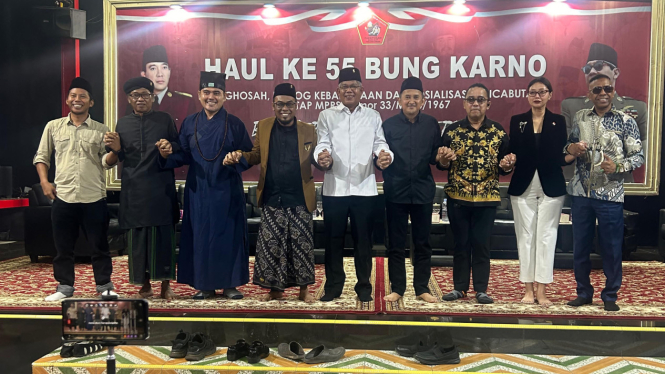 Suasana Haul Bung Karno di Serang