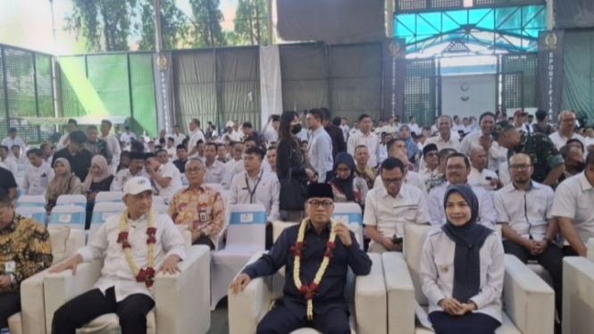 Mendes PDT Yandri Susanto saat acara Koperasi Desa